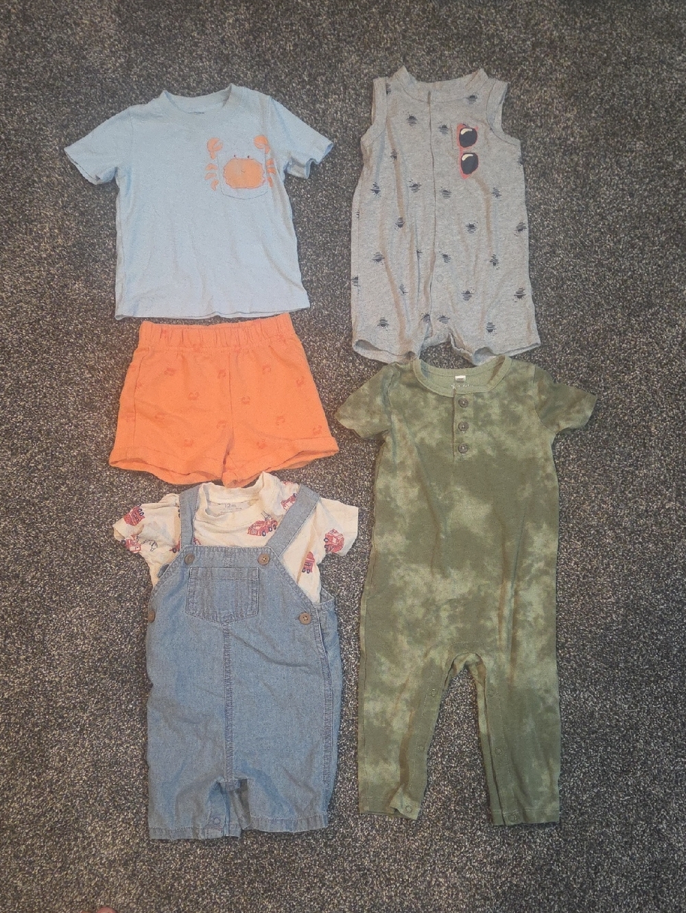 Mixed Baby Boys Summer Outfit Bundle